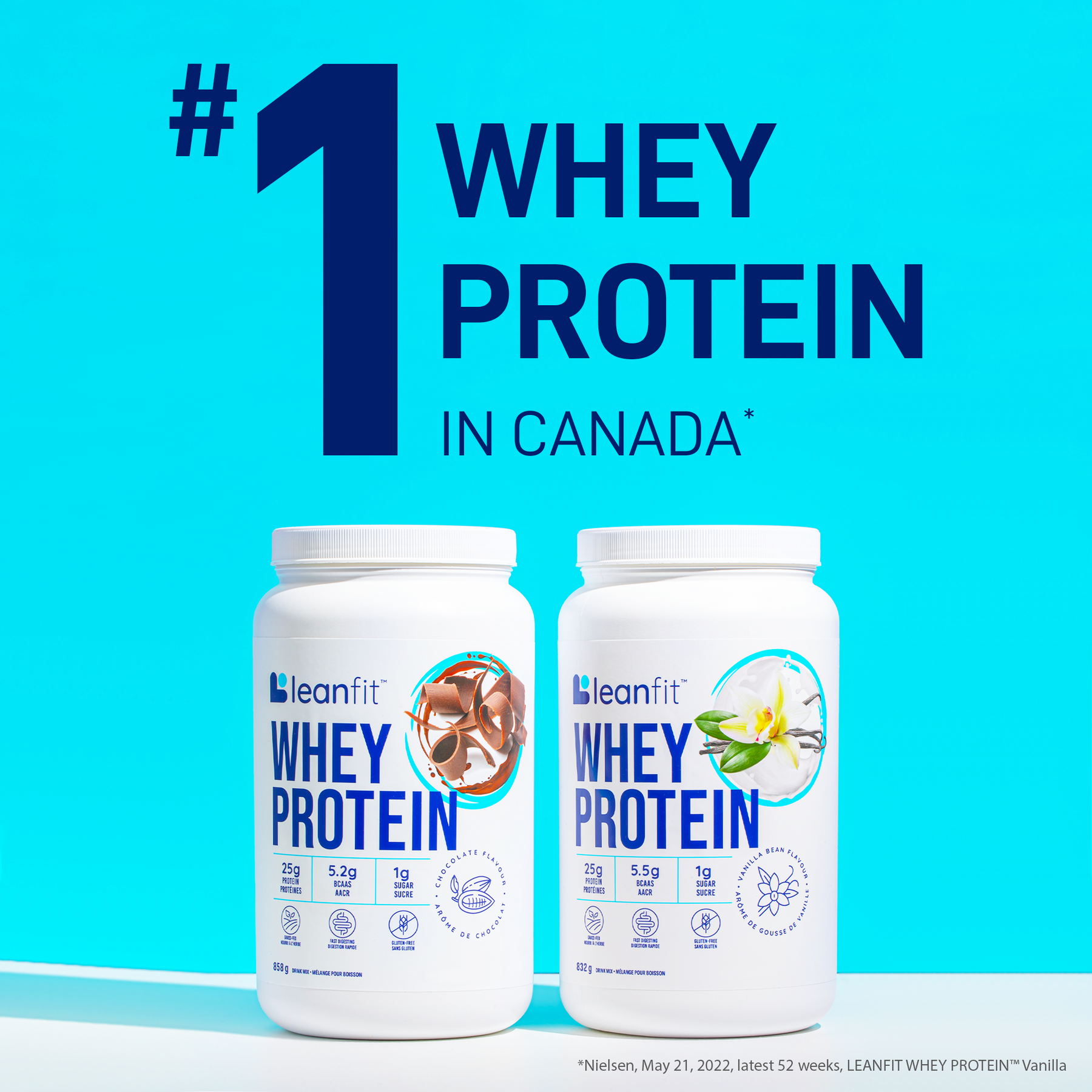 LEANFIT WHEY PROTEIN™ Chocolate GrassFed Whey Protein Powder