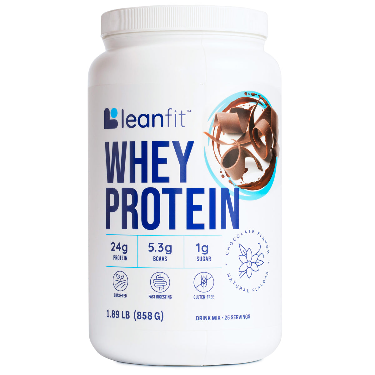 LEANFIT WHEY PROTEIN™ Chocolate | Grass-Fed Whey Protein Powder ...
