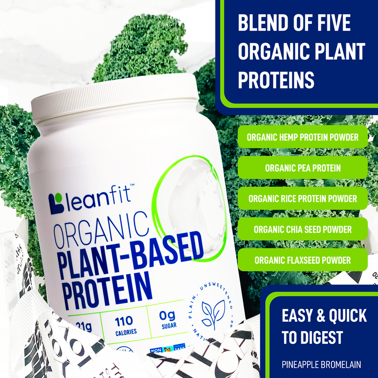 LEANFIT ORGANIC PLANT-BASED PROTEIN™ Unflavored 1.58 lbs