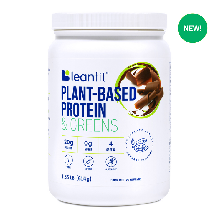LEANFIT PLANT-BASED PROTEIN & GREENS™ Chocolate 1.35 lbs